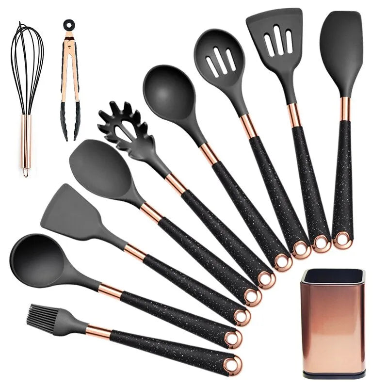 Kit de Utensílios Para Cozinha - Elegância e Funcionalidade