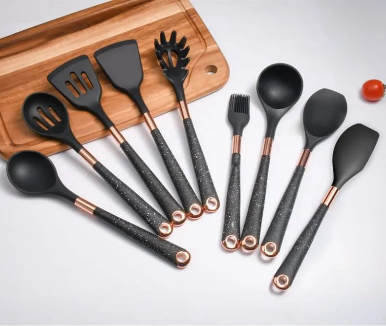 Kit de Utensílios Para Cozinha - Elegância e Funcionalidade