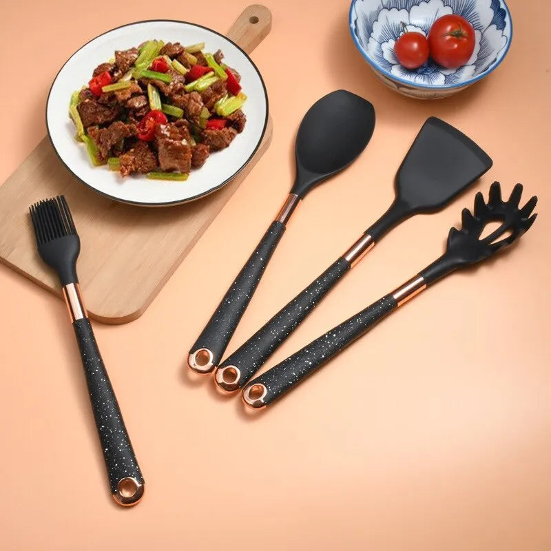 Kit de Utensílios Para Cozinha - Elegância e Funcionalidade