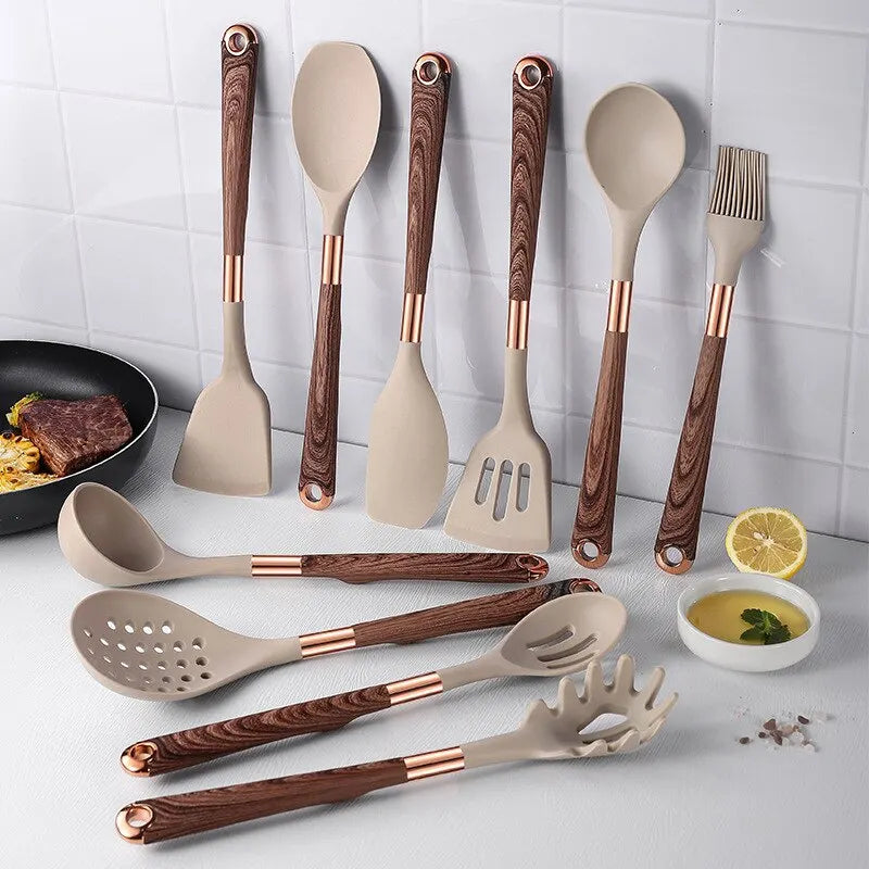 Kit de Utensílios Para Cozinha - Elegância e Funcionalidade